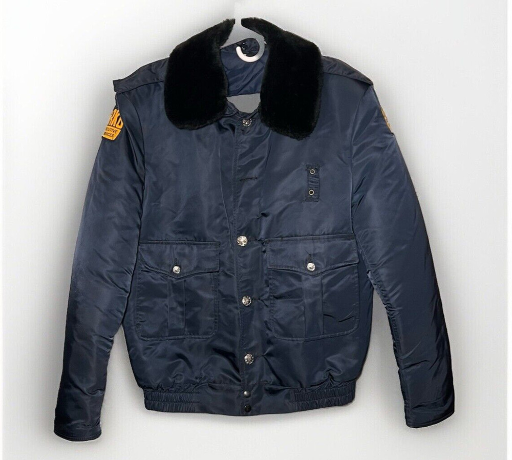 Ceiling Zero BLAUER Mens Full Zip Security Jacket Navy Blue Size 42XL